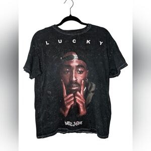 Vintage/ Distressed Poetic Justice Tupac Graphic Tee